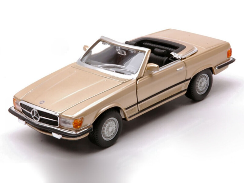 Bburago Mercedes Benz 450 SL 1:32 (1977) zlatá